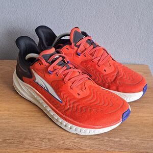 Altra Torin 7 Mens 9 Orange Running Shoes Cushioned Breathable Athletic Sneakers